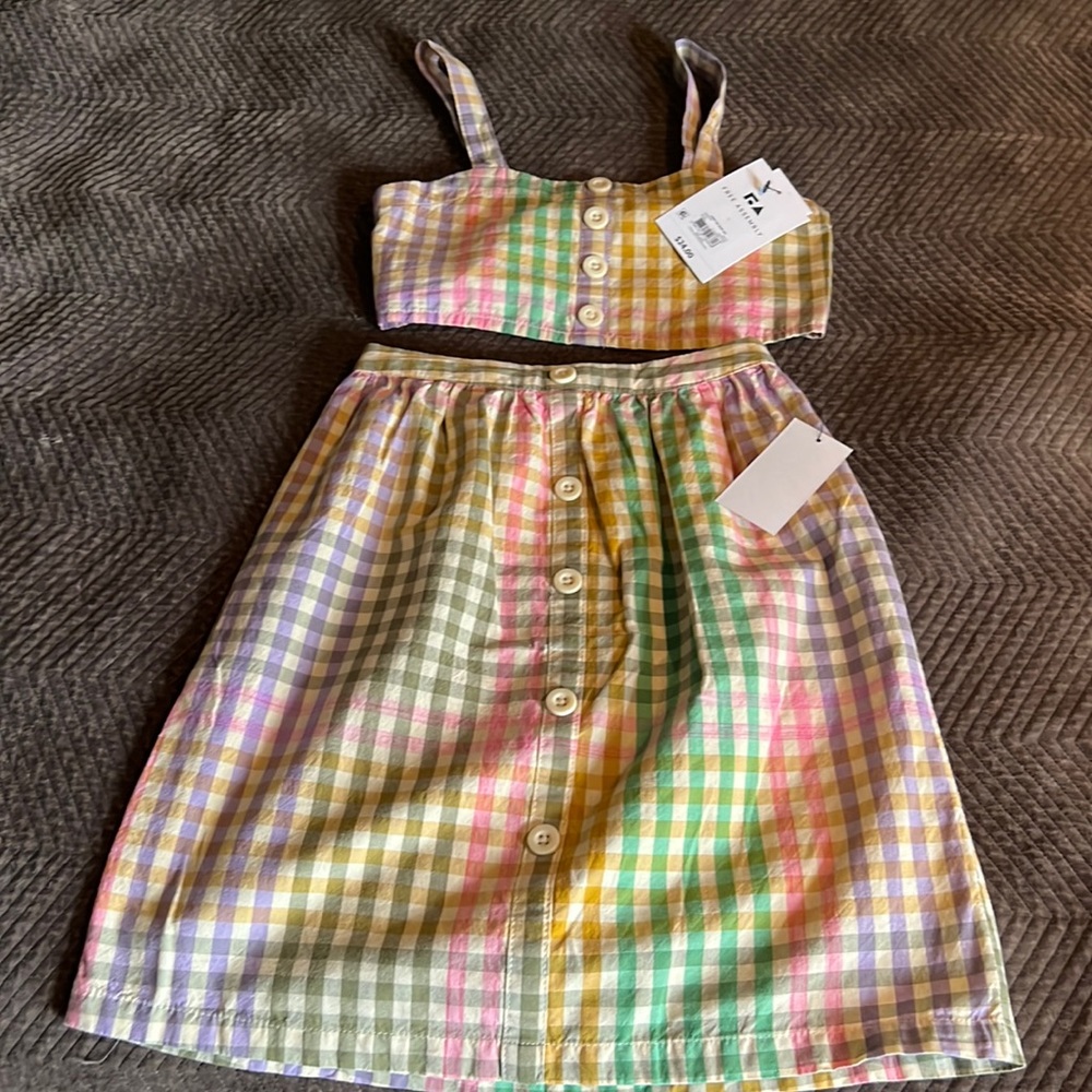 NWT 2 piece skirt and top